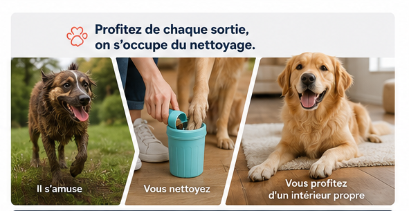 Patou — Le nettoyeur de pattes en 10 secondes